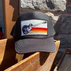 ??✨RARE AVIATOR NATION VINTAGE GUITAR COLLAB MESH TRUCKER HAT UNISEX O/S… ✨RARE! AVIATOR NATION SUPER RARE VINTAGE | Mercari main image 3